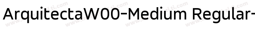 ArquitectaW00-Medium Regular字体转换